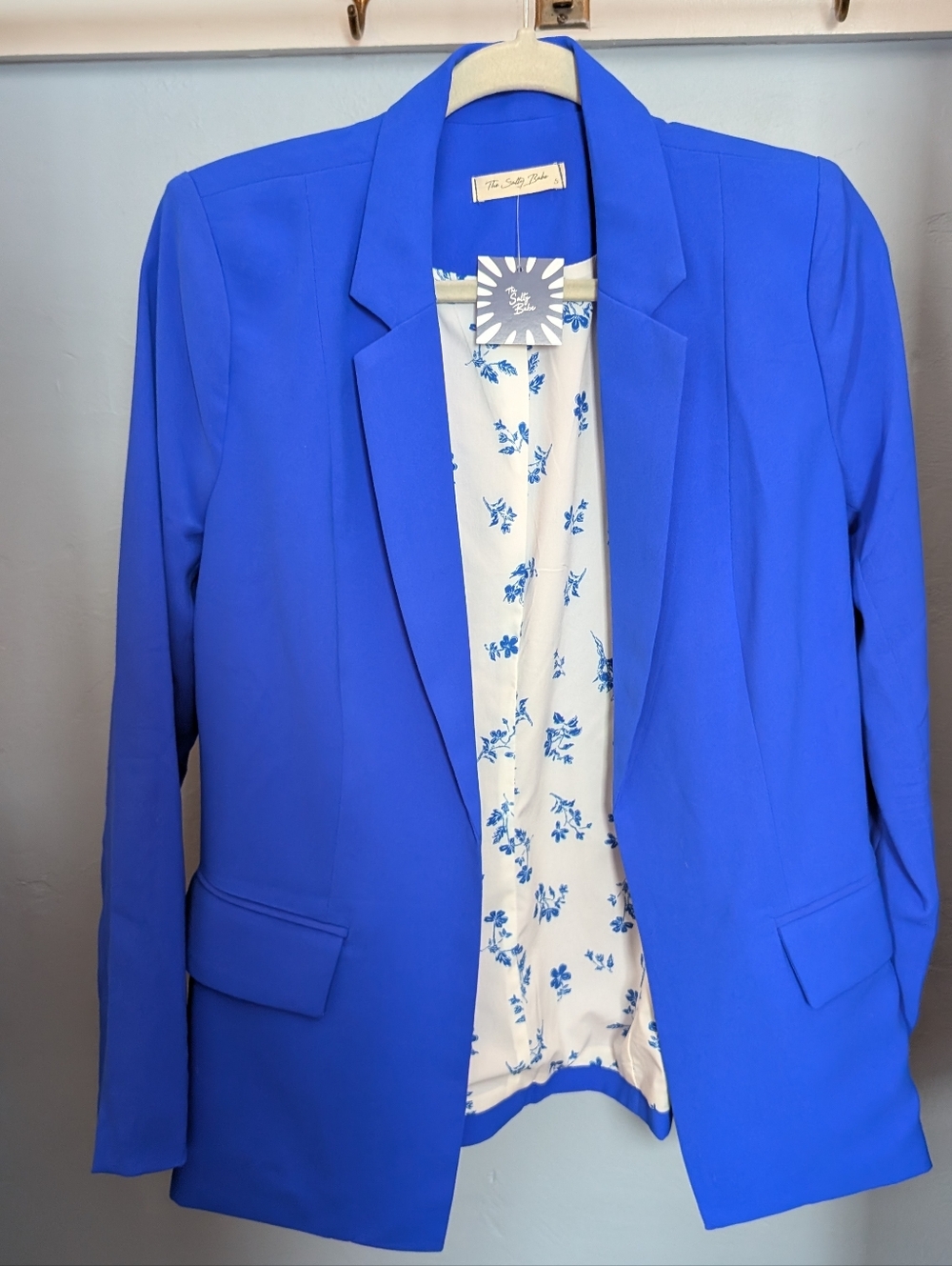 Classic Tailored Blazer in Royal Blue
